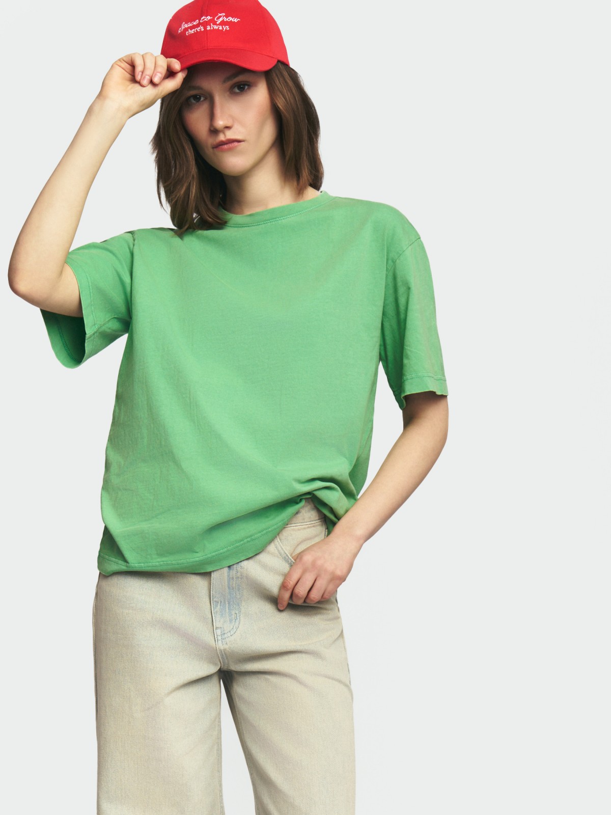 Футболка из хлопка с коротким рукавом