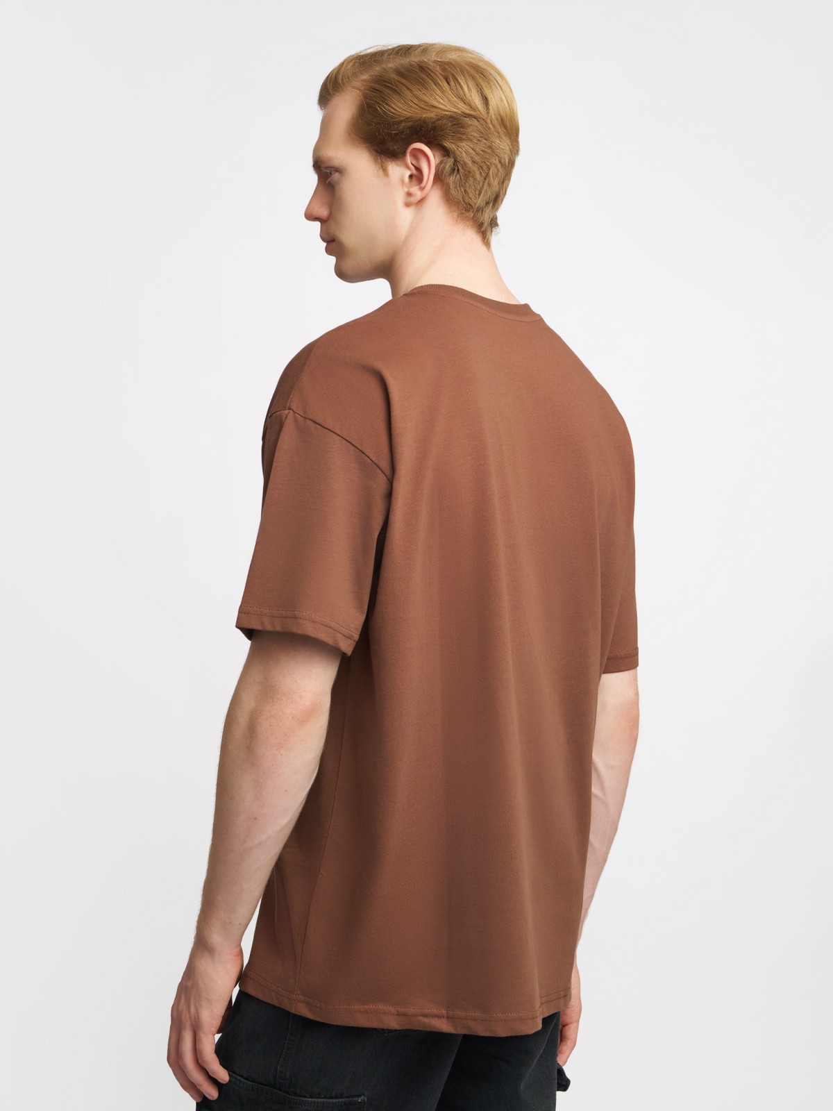 Базовая оверсайз футболка из хлопка