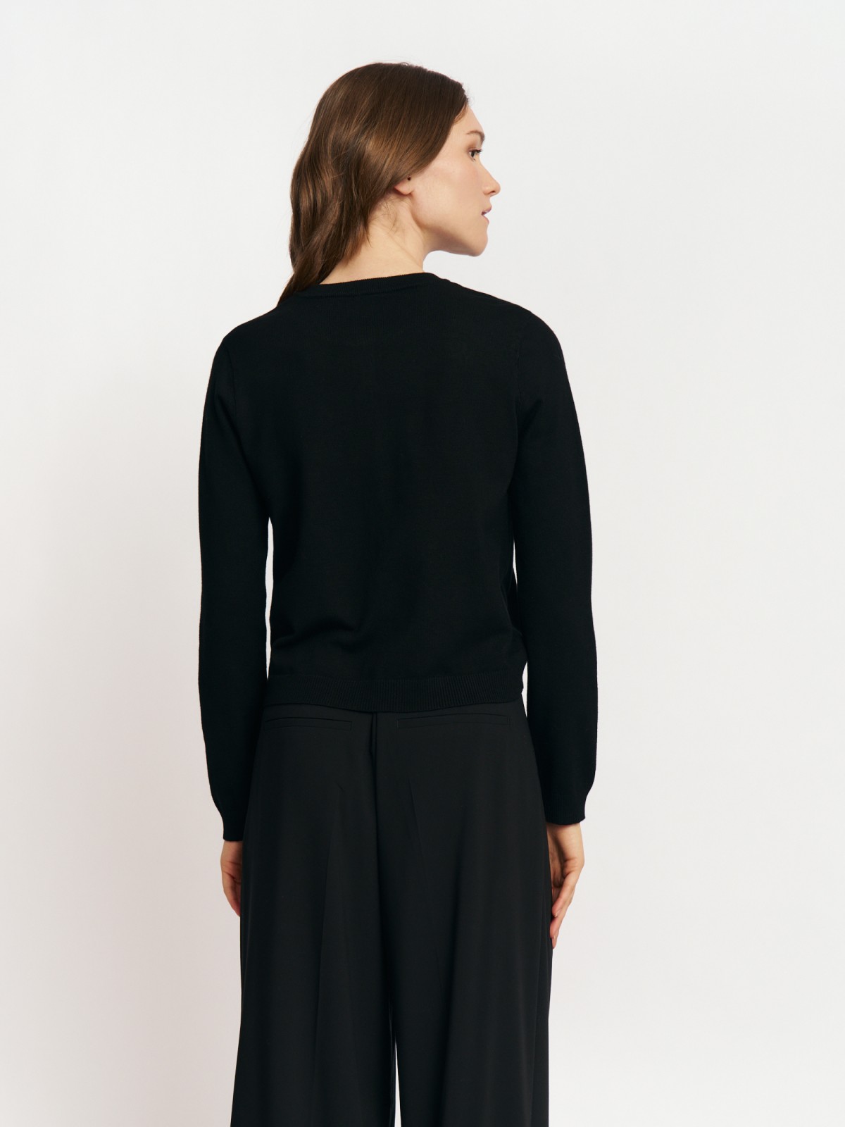 Трикотажный кардиган на пуговицах