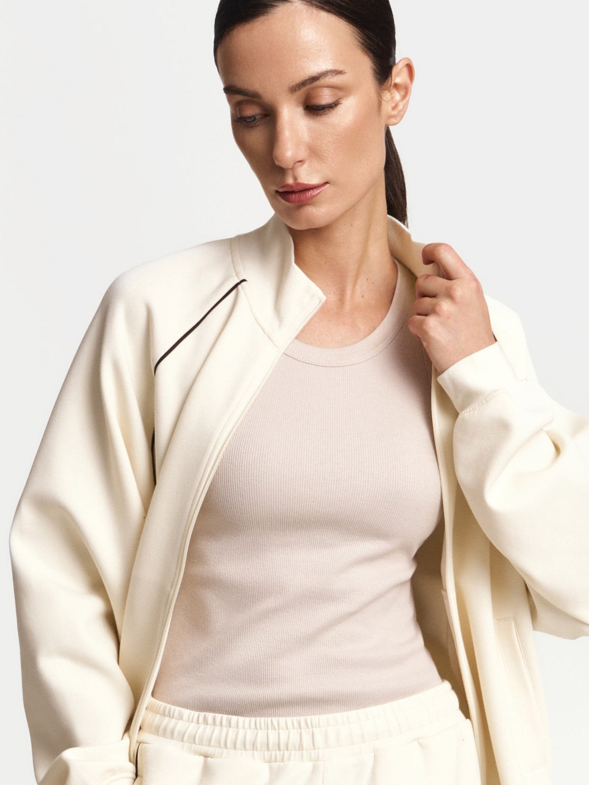 Майка из хлопка без рукавов