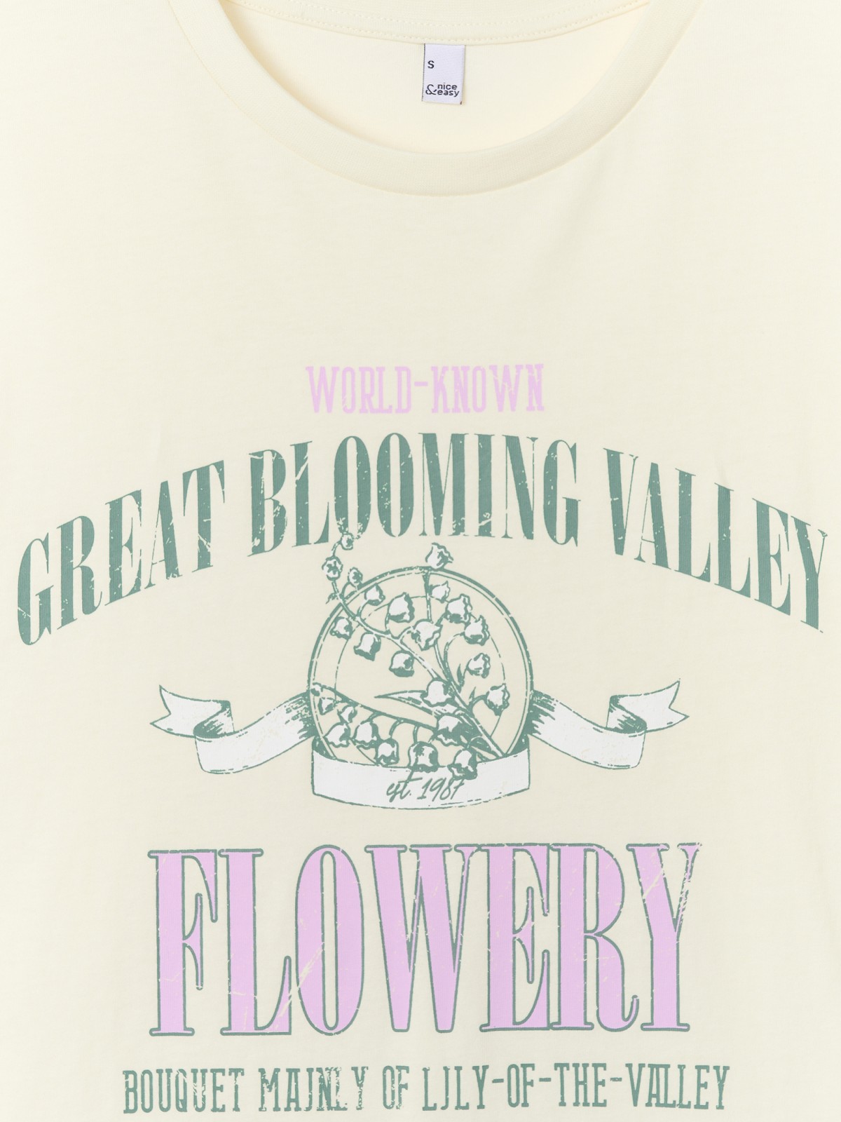 Футболка оверсайз из хлопка с надписью