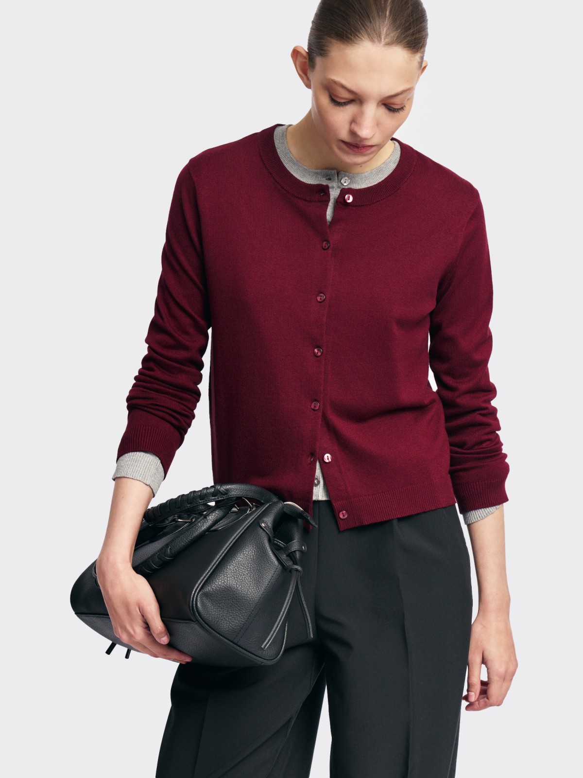 Трикотажный кардиган на пуговицах