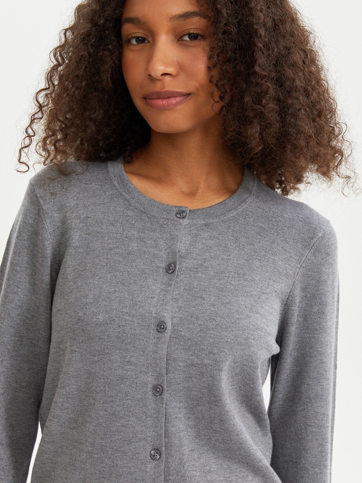 Трикотажный кардиган на пуговицах