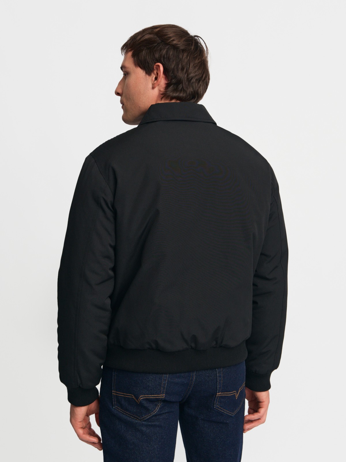 Тёплая куртка-бомбер на синтепоне