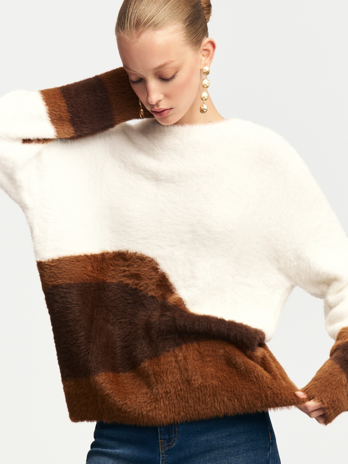 Вязаный джемпер с рисунком