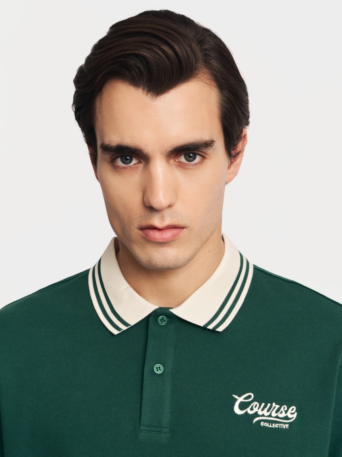 Футболка поло из хлопка