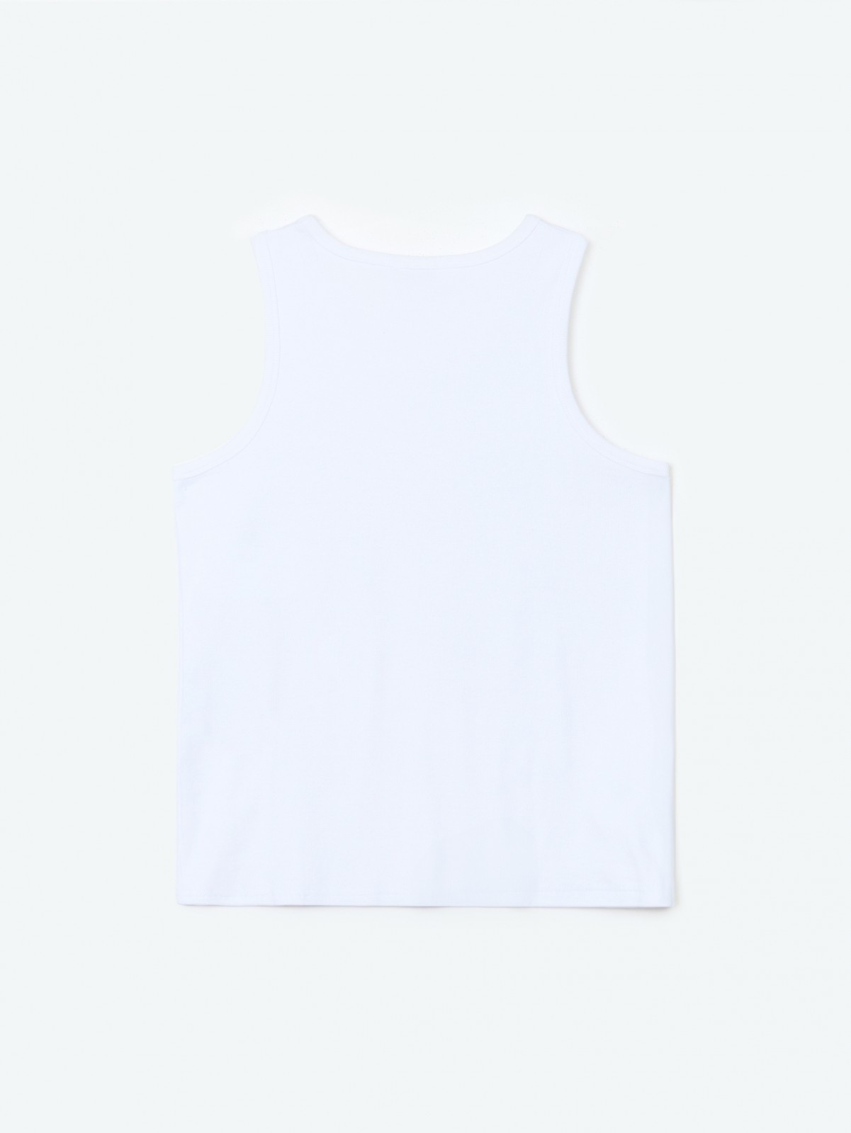 Майка из хлопка однотонная