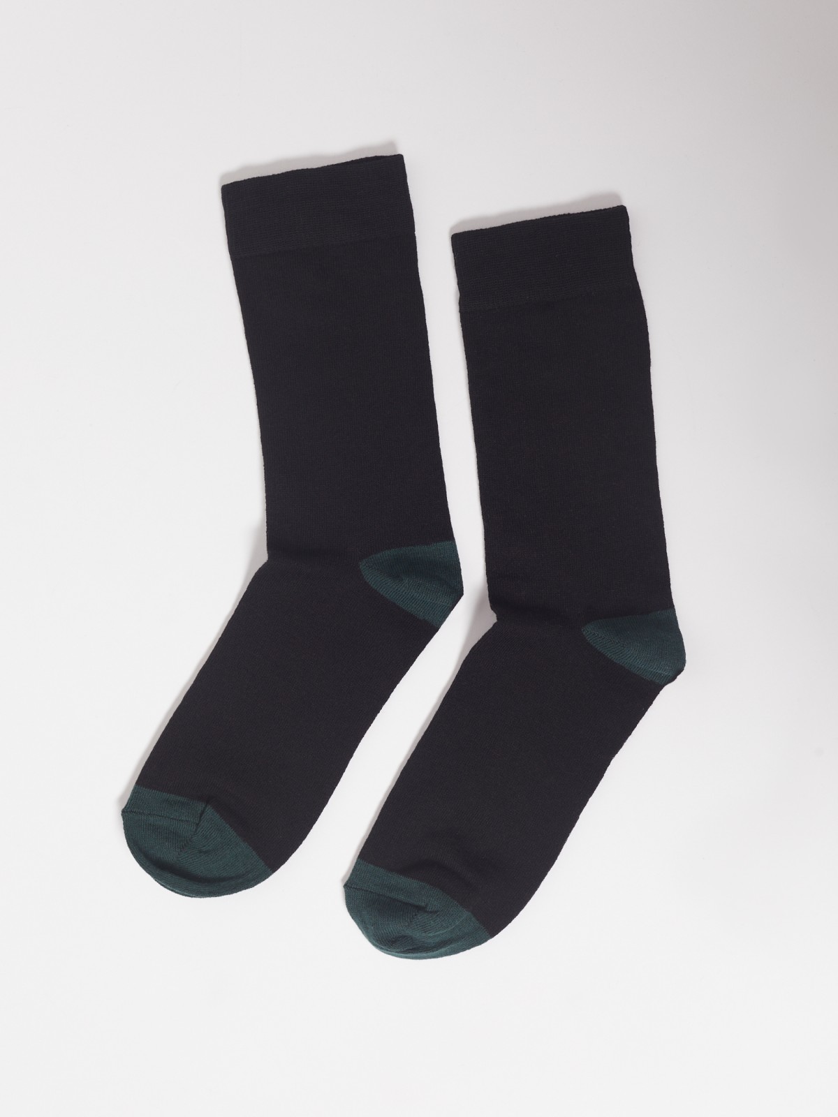 Набор высоких носков (3 пары в комплекте) zolla 01231998J055, цвет черный, размер 25-27 - фото 3
