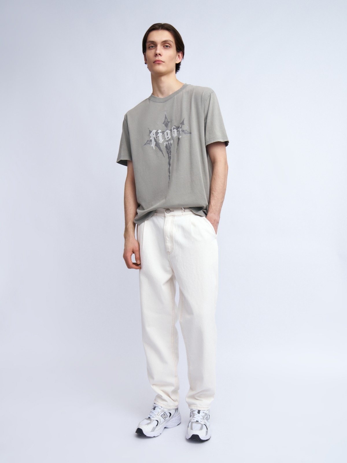 Джинсы фасона Balloon из хлопка