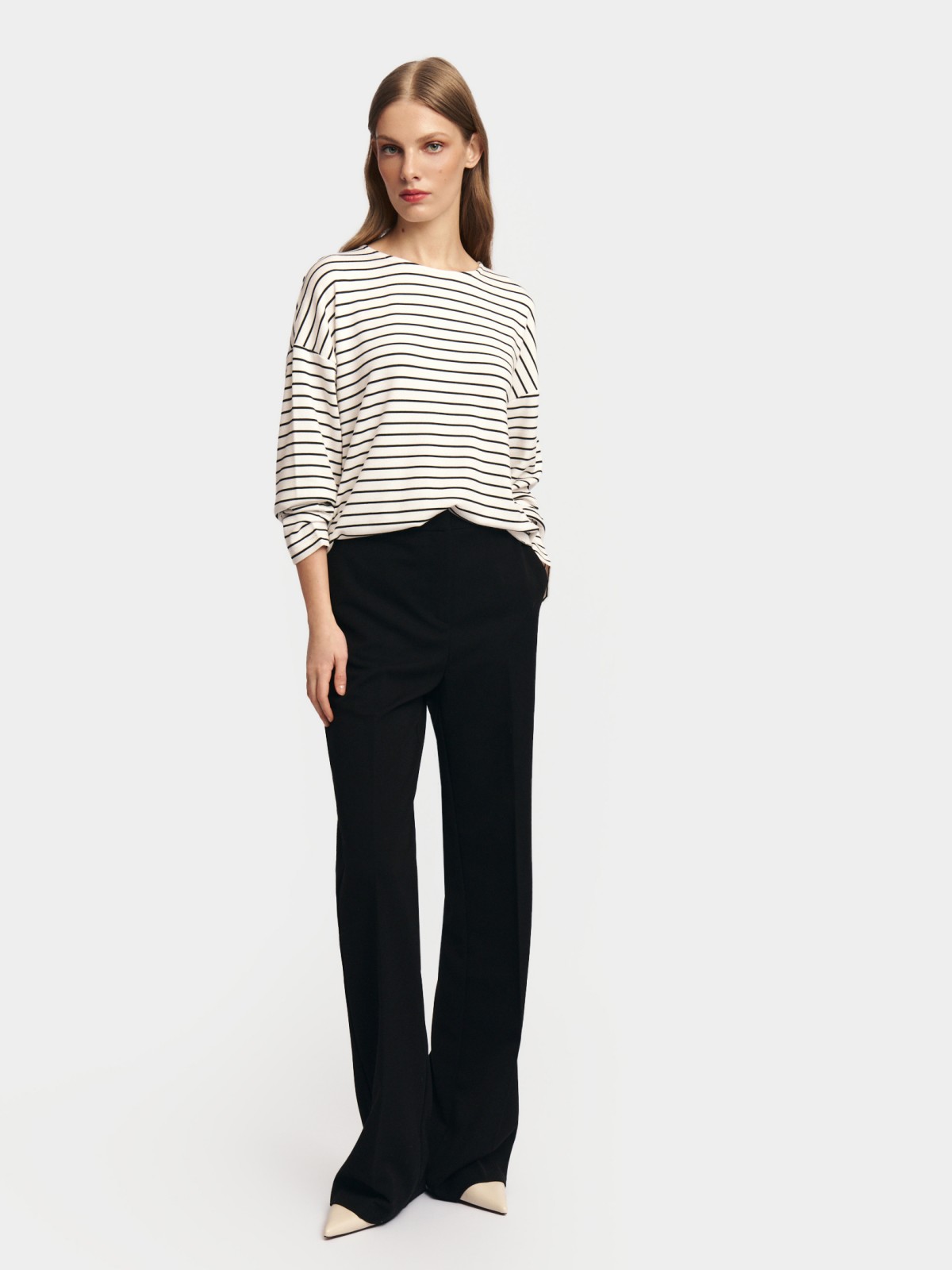 Лонгслив-тельняшка в полоску