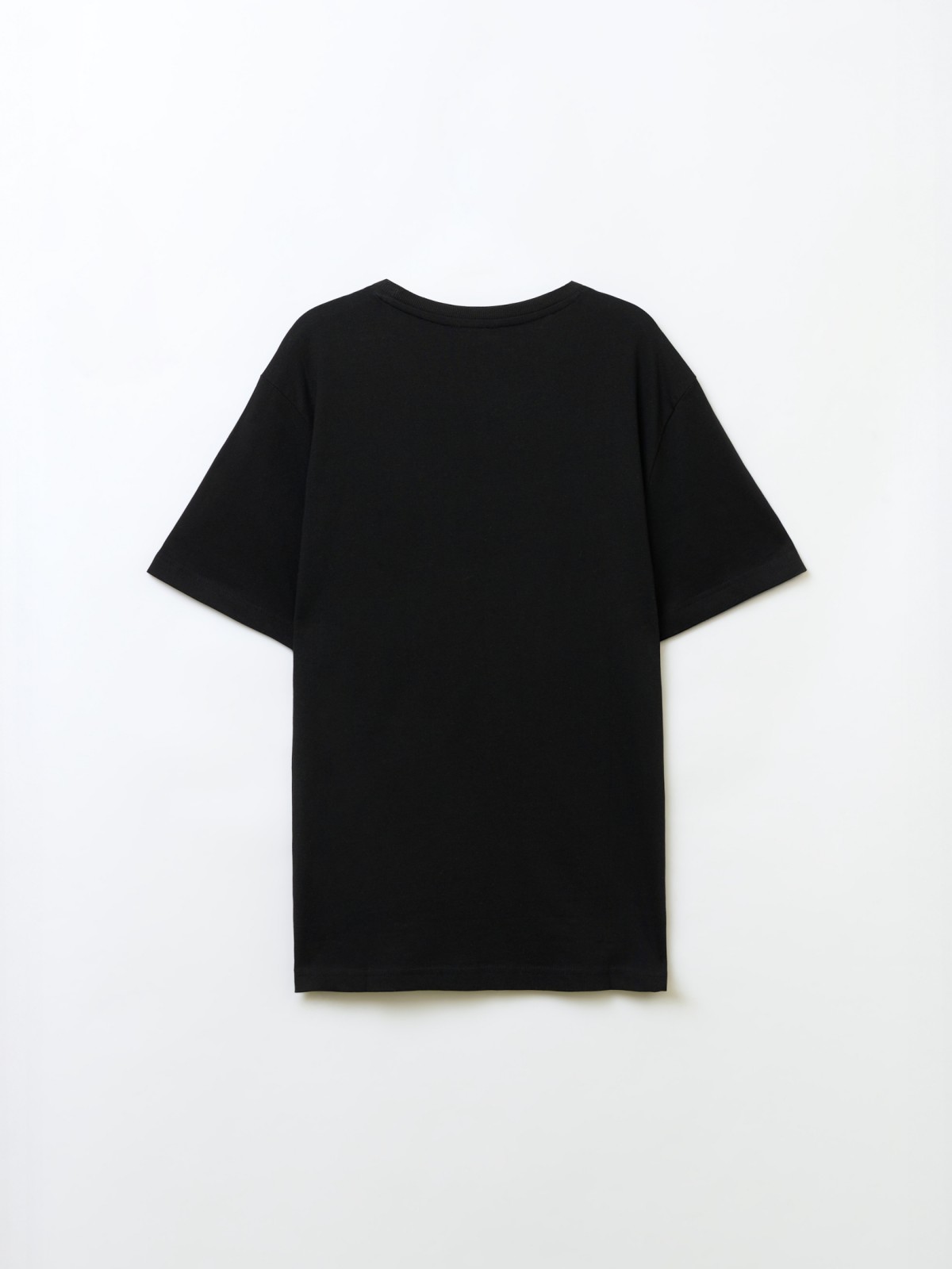 Футболка из хлопка с принтом-надписью