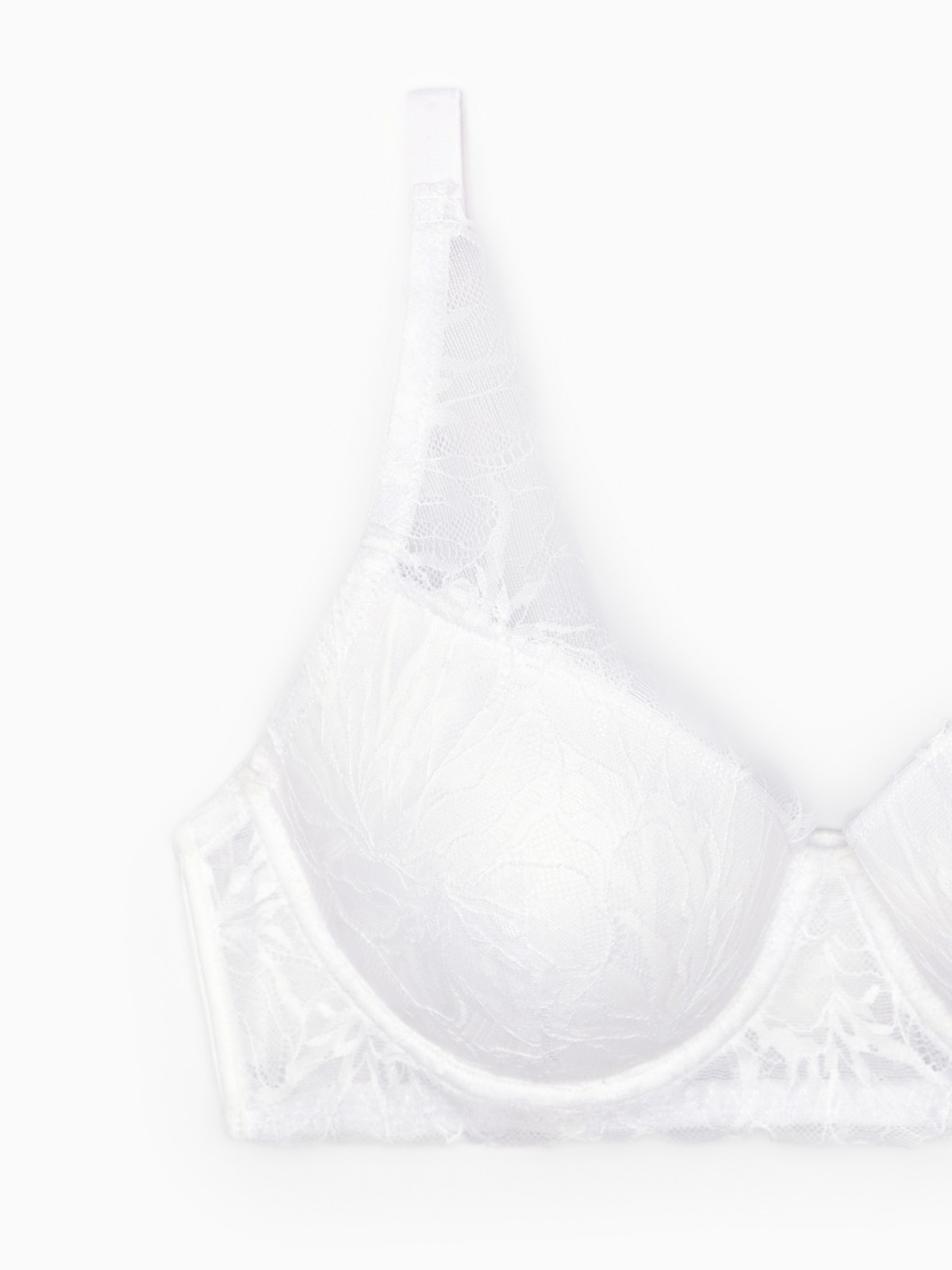 Кружевной бюстгальтер на косточках без Push-up