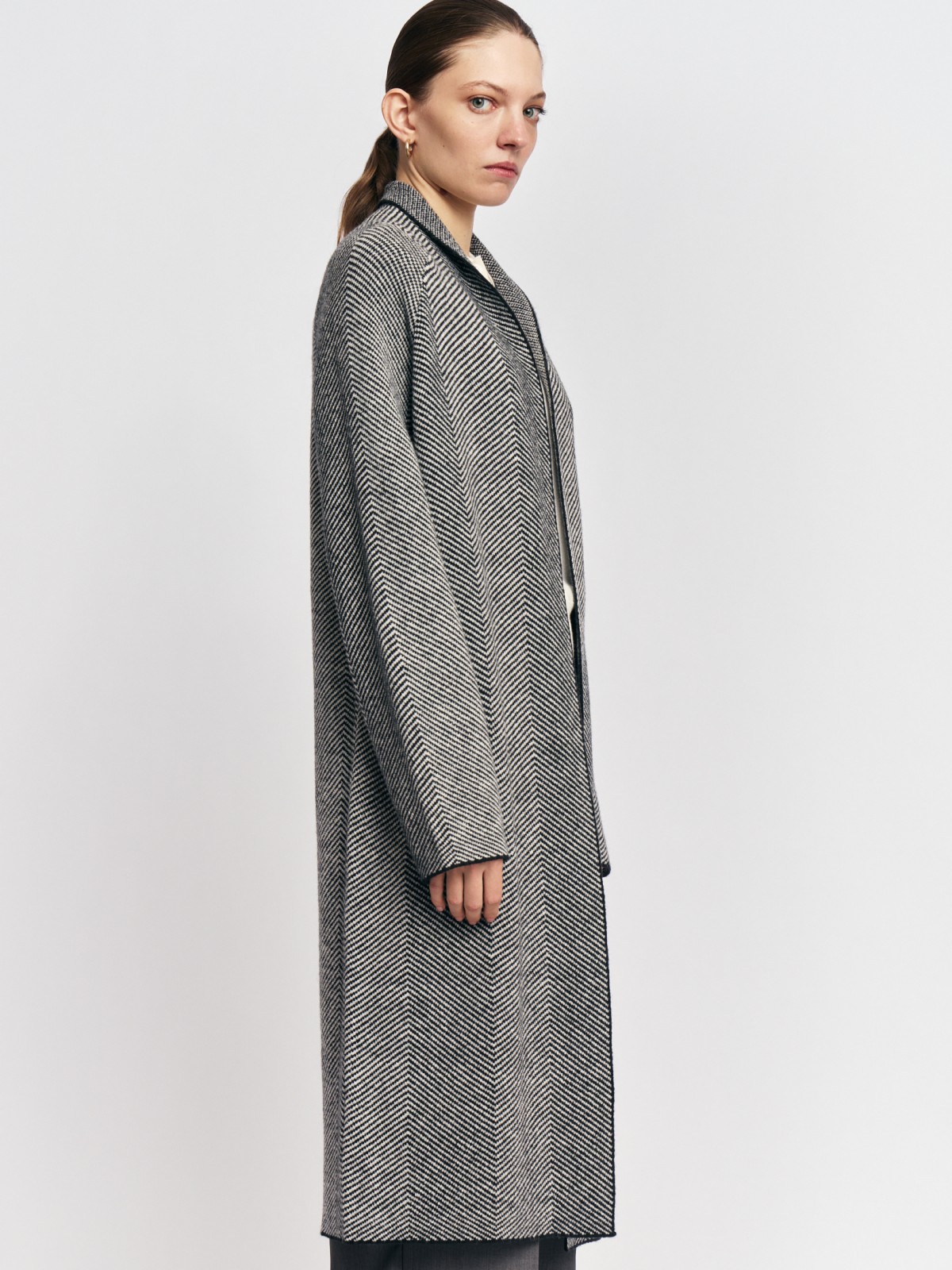 Трикотажный кардиган без застёжки