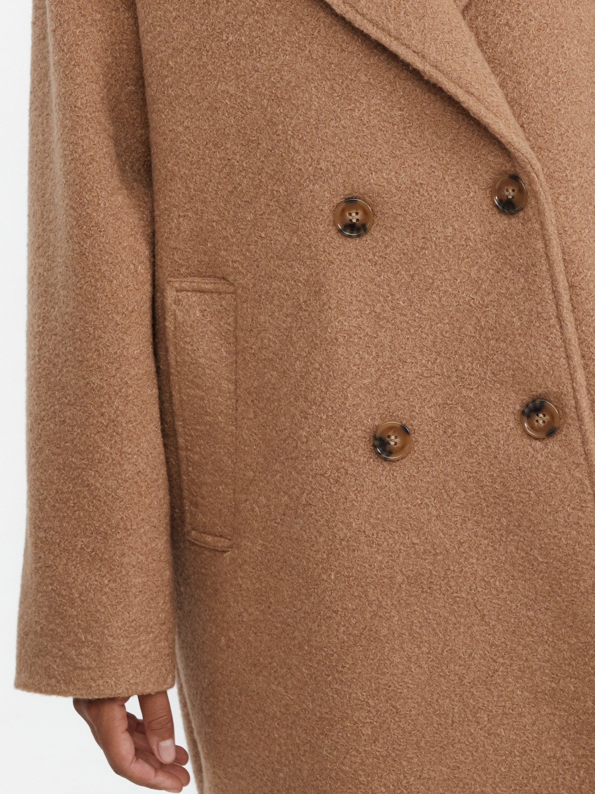 Длинное оверсайз пальто без утеплителя