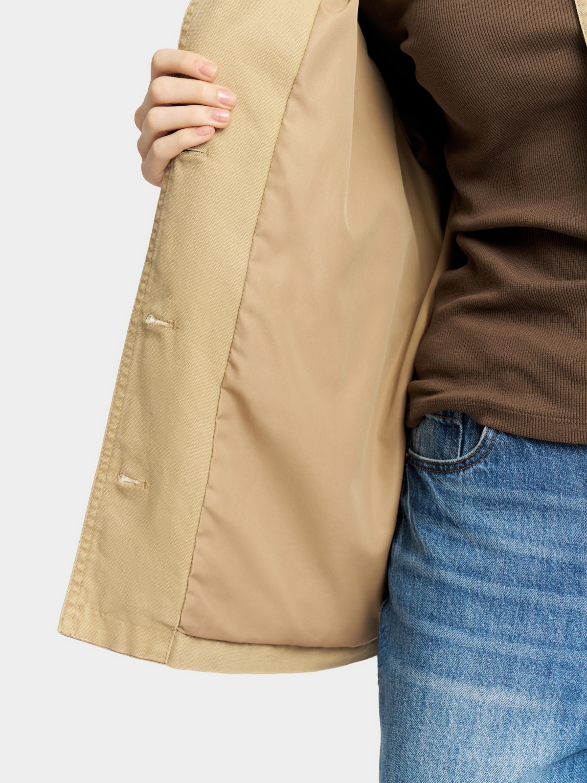 Куртка из хлопка на пуговицах