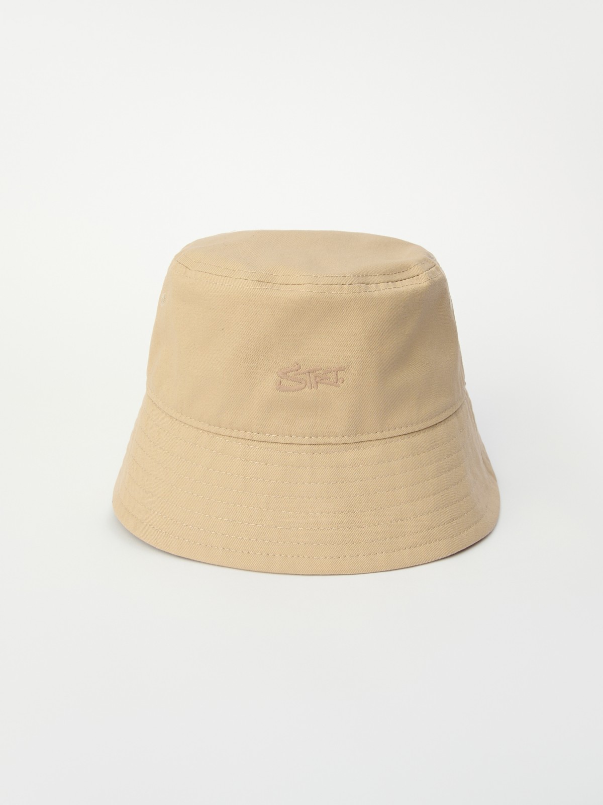 Панама из хлопка с вышивкой