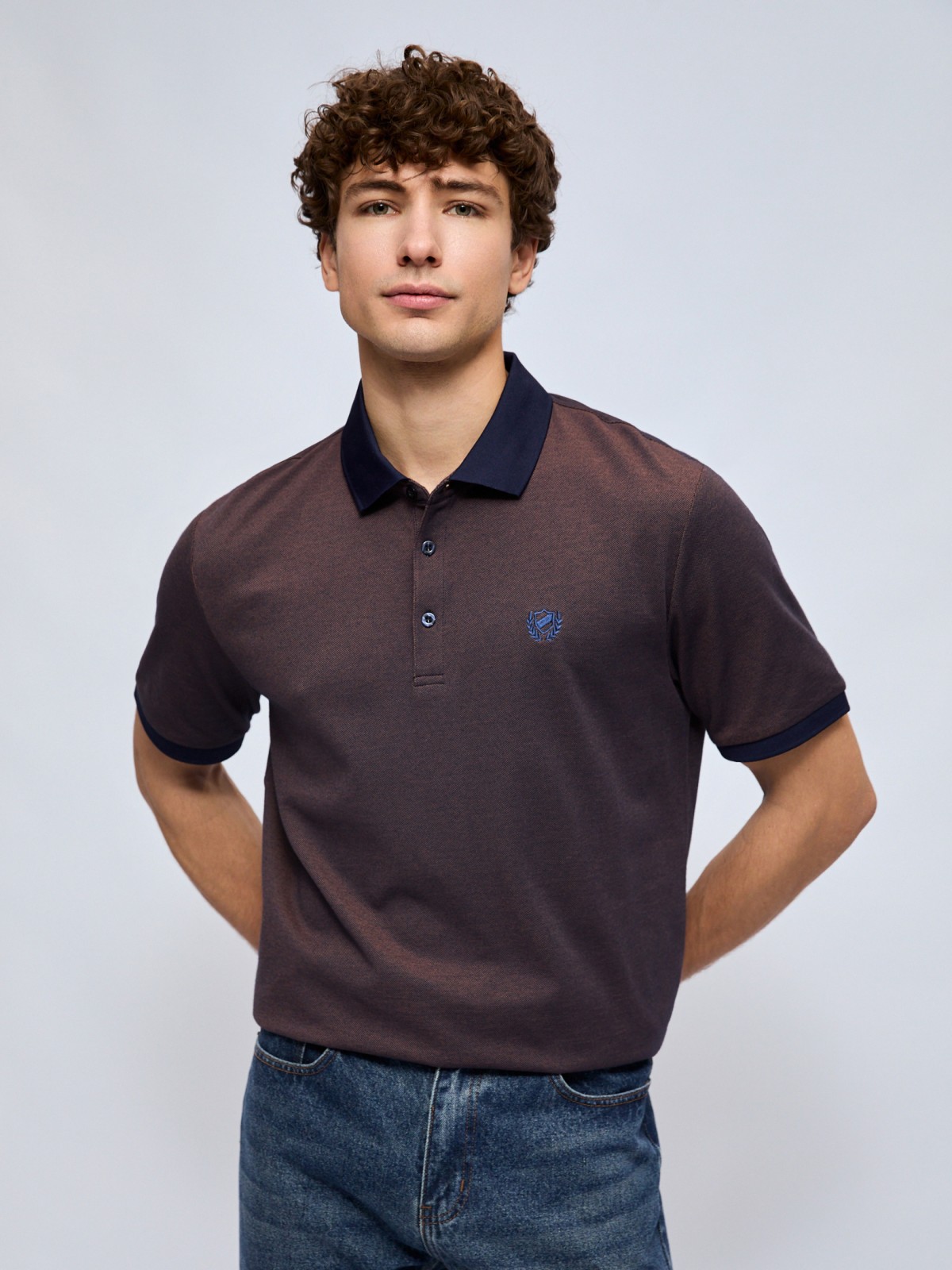 Футболка поло с коротким рукавом