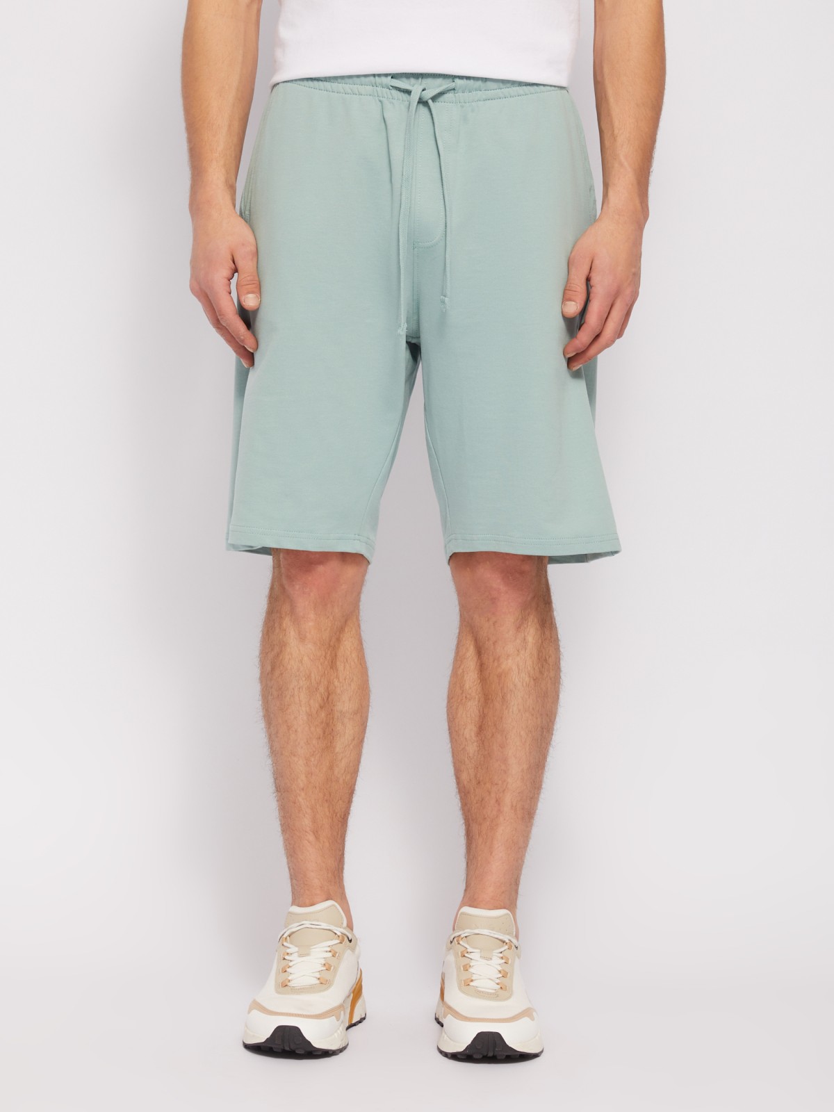 Трикотажные шорты на резинке из хлопка