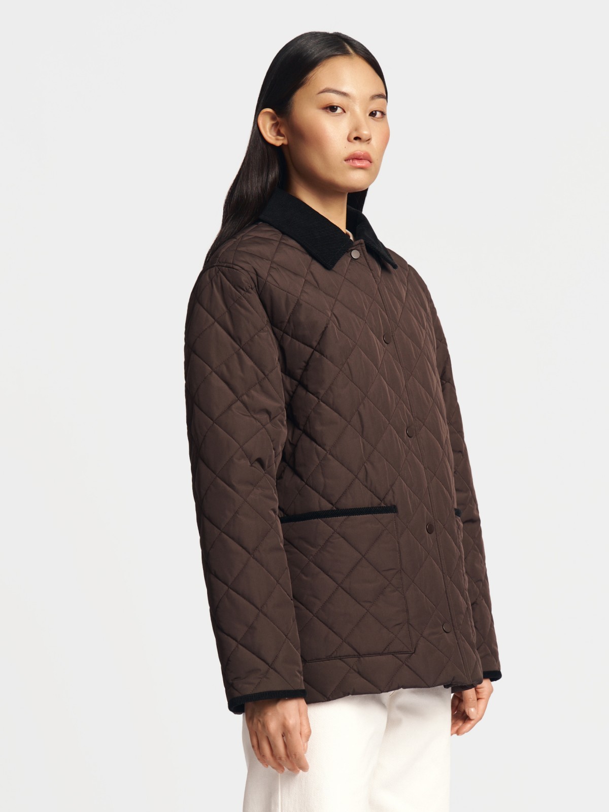 Куртка на синтепоне с воротником