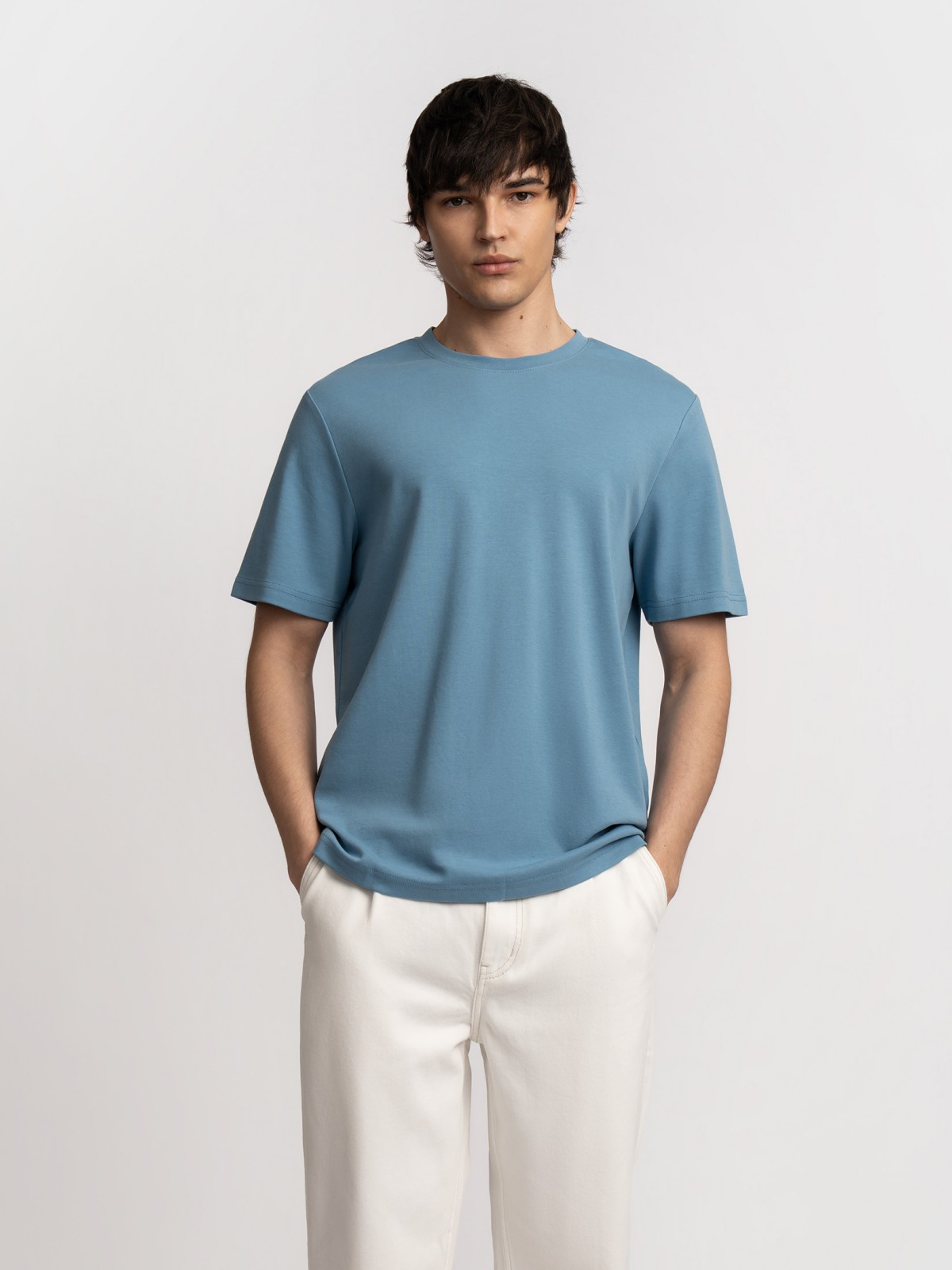 Футболка из хлопка с коротким рукавом