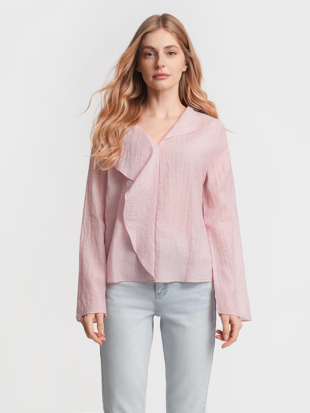 Блузка с воланами