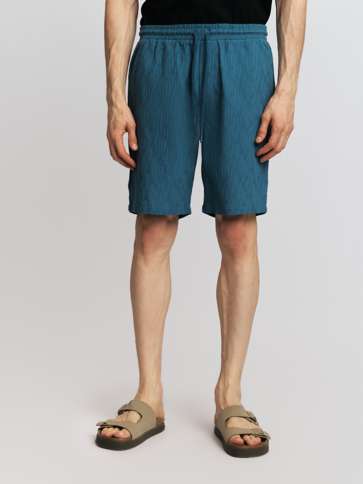 Хлопковые шорты на резинке