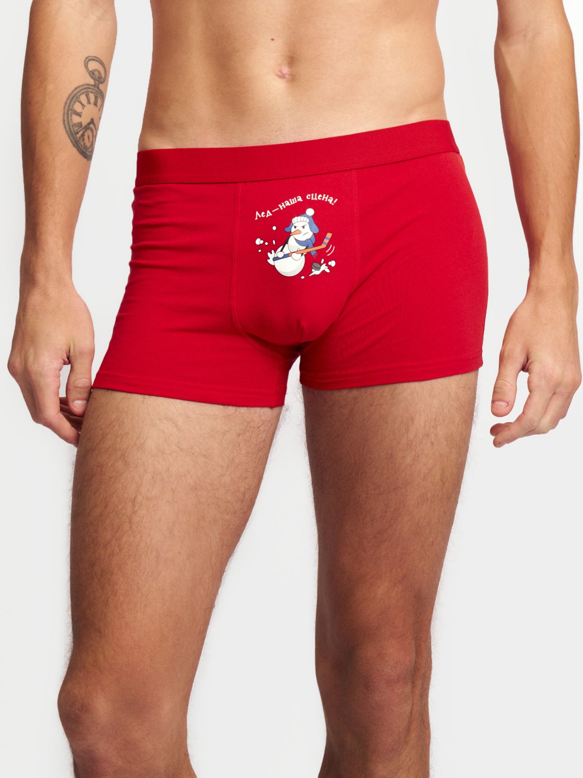 Набор трусов с новогодним узором (3 шт. в комплекте)