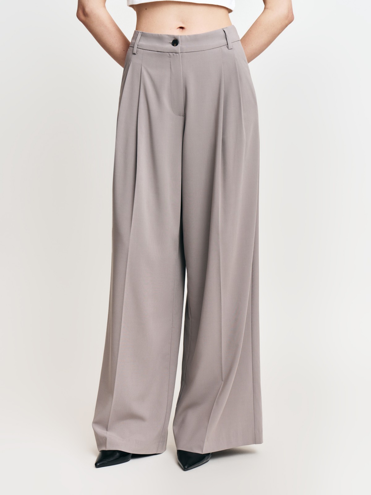 Брюки широкого силуэта Wide со стрелками