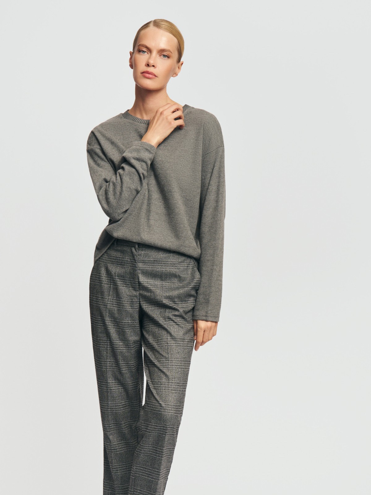 Джемпер из вязаного трикотажа