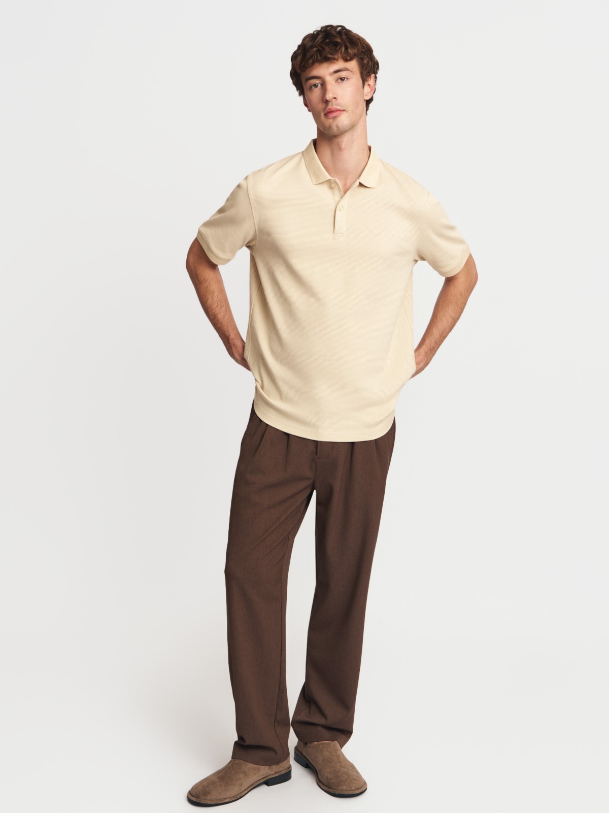 Футболка поло с коротким рукавом