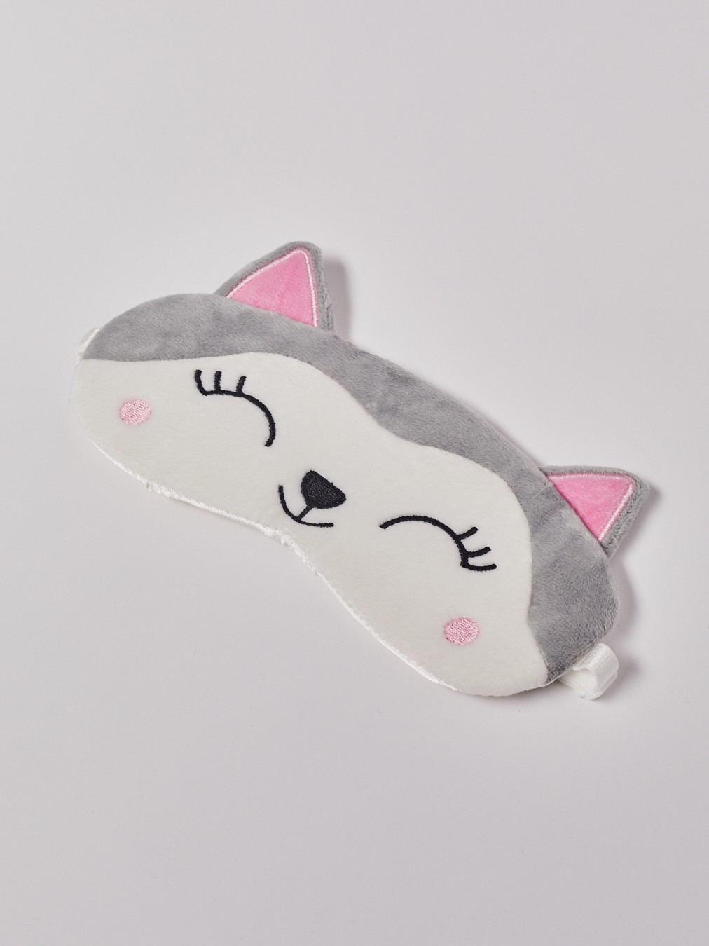 Маска для сна "Хаски" с охлаждающим гелевым вкладышем