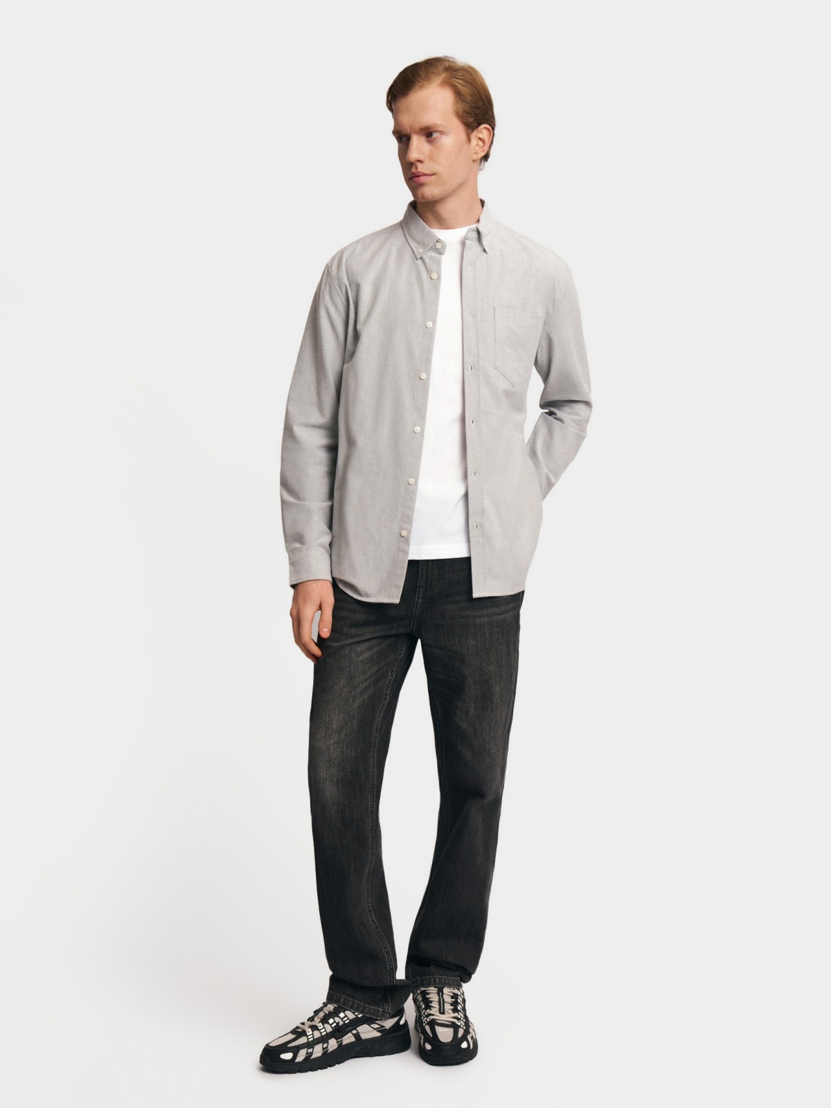 Офисная рубашка из хлопка