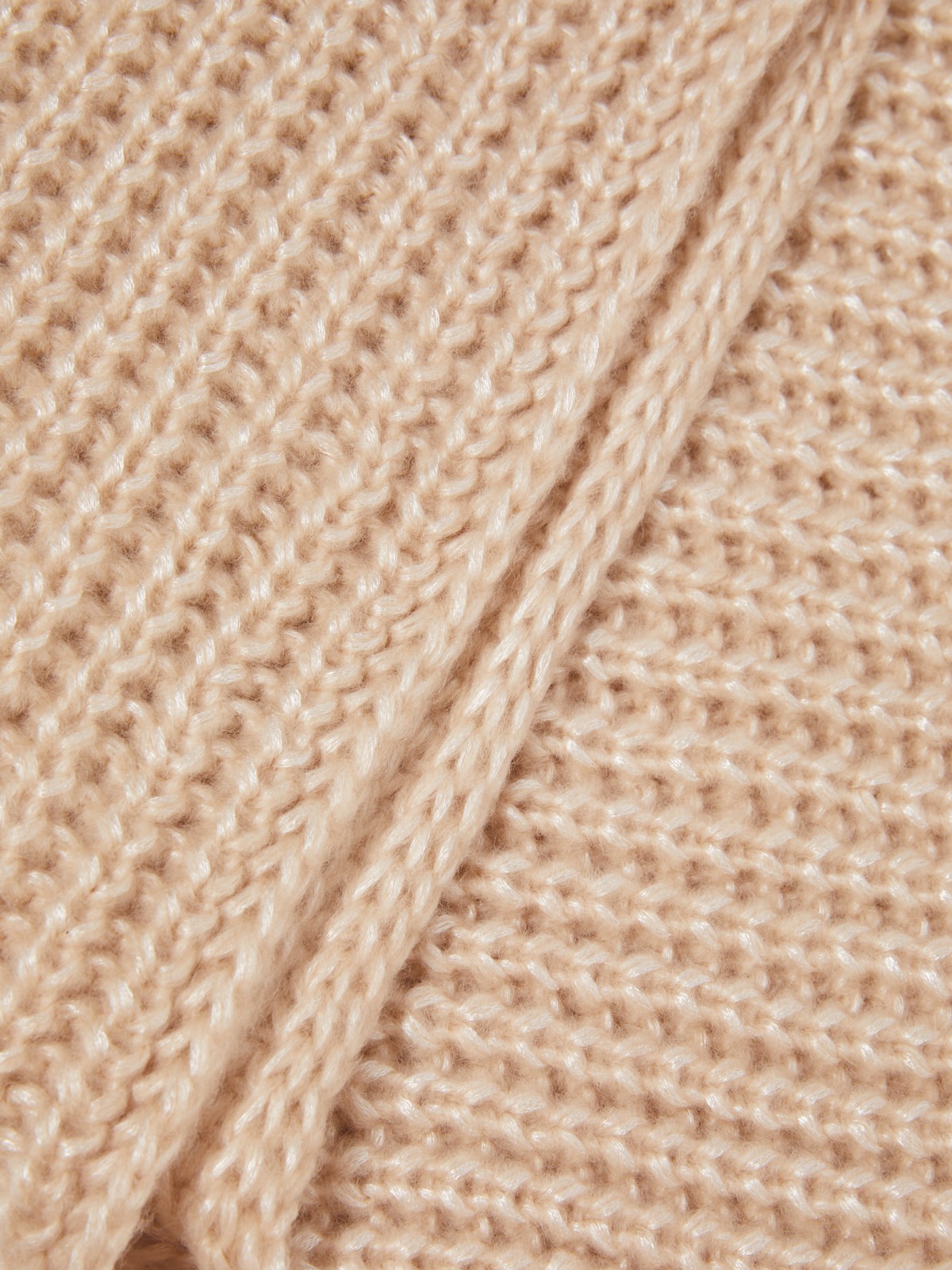 Вязаный шарф-снуд zolla 22142910J055, цвет бежевый, размер No_size - фото 3