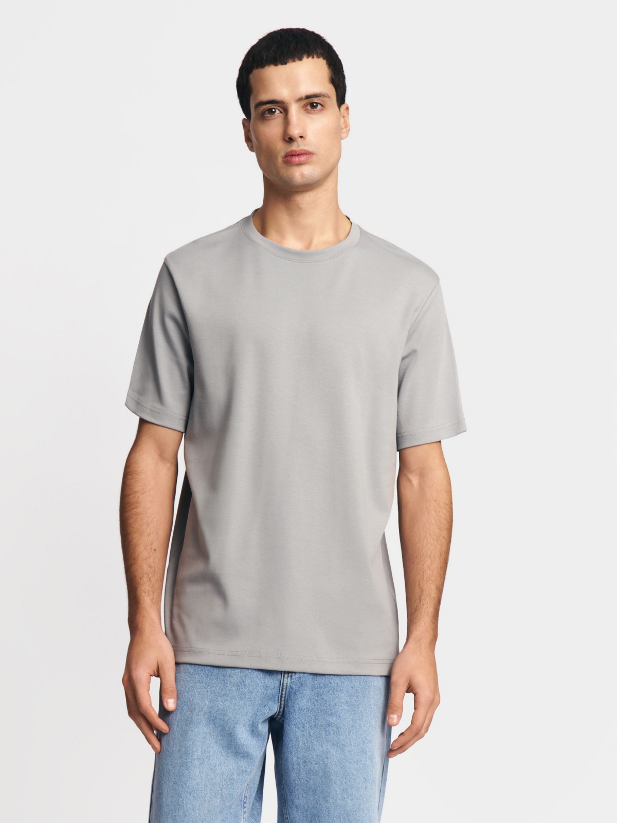 Футболка из хлопка с коротким рукавом