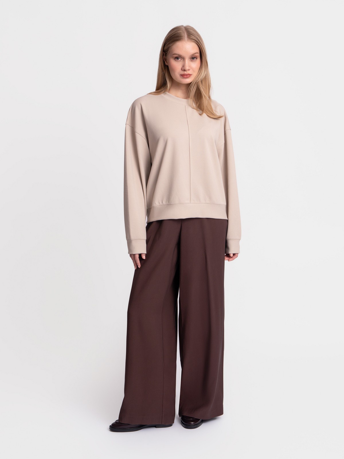 Свитшот однотонный без принта