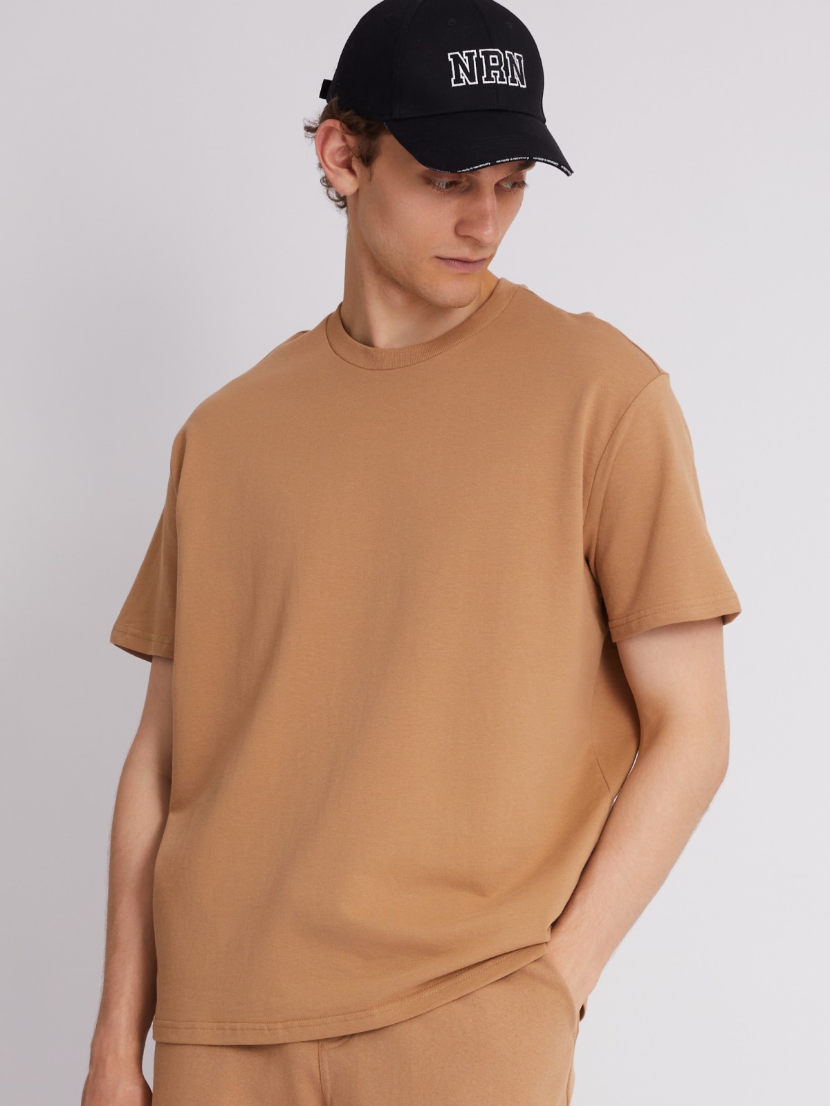 Футболка из плотного трикотажа из хлопка