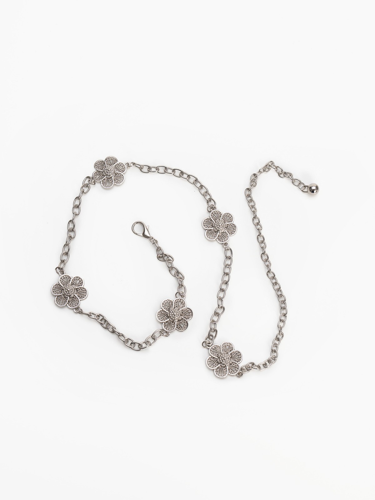 Металлический пояс-цепочка