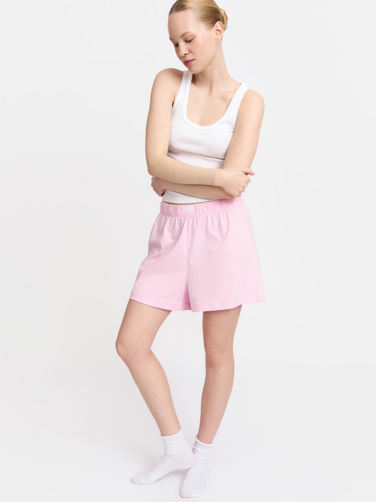 Короткие шорты из хлопка