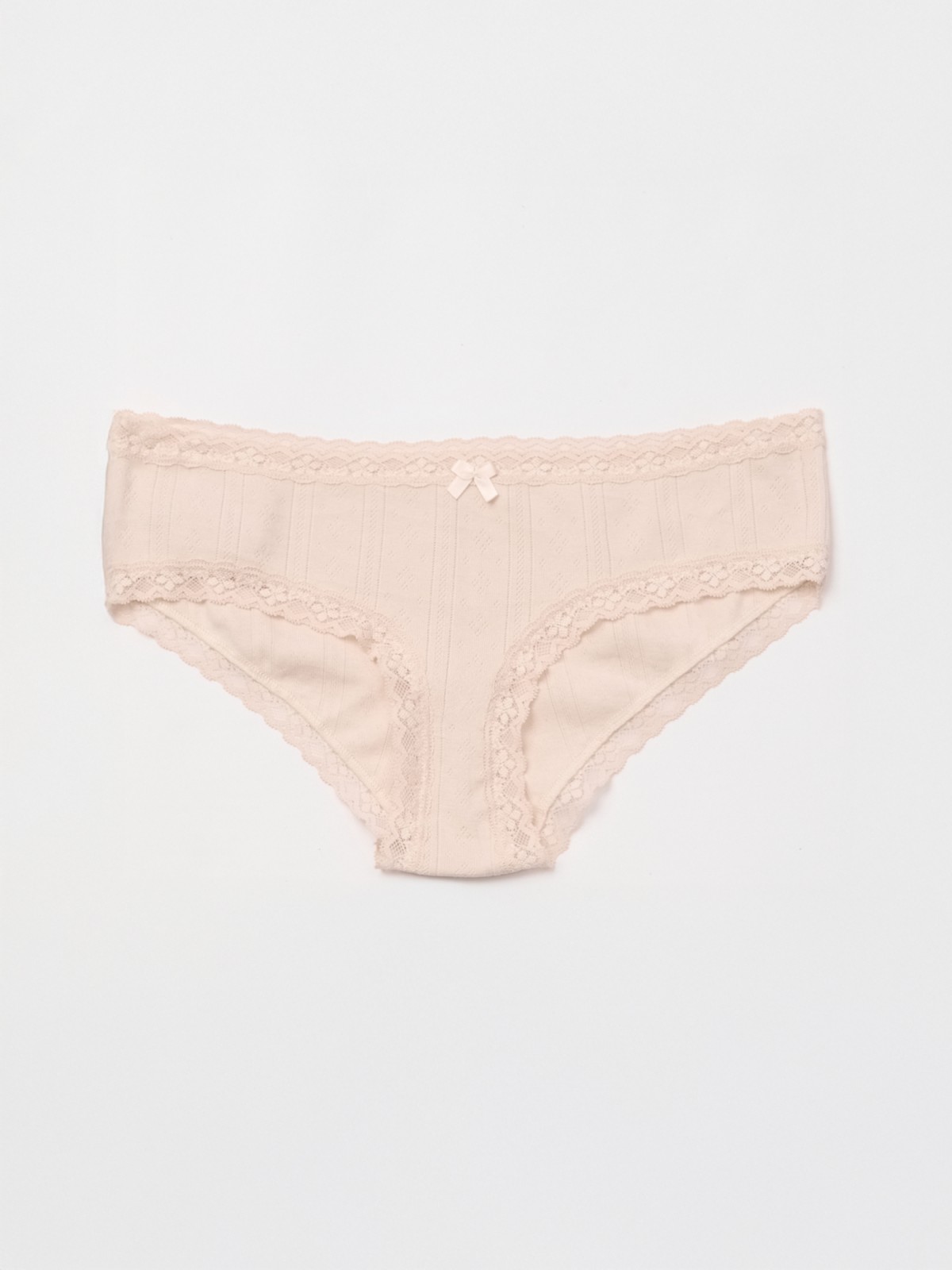 Трусы хипстеры с кружевом