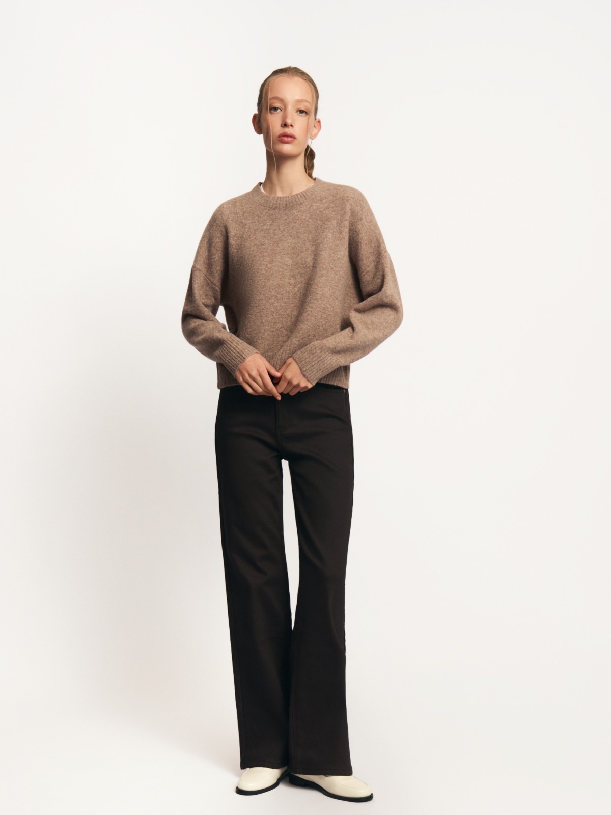 Вязаный джемпер с шерстью