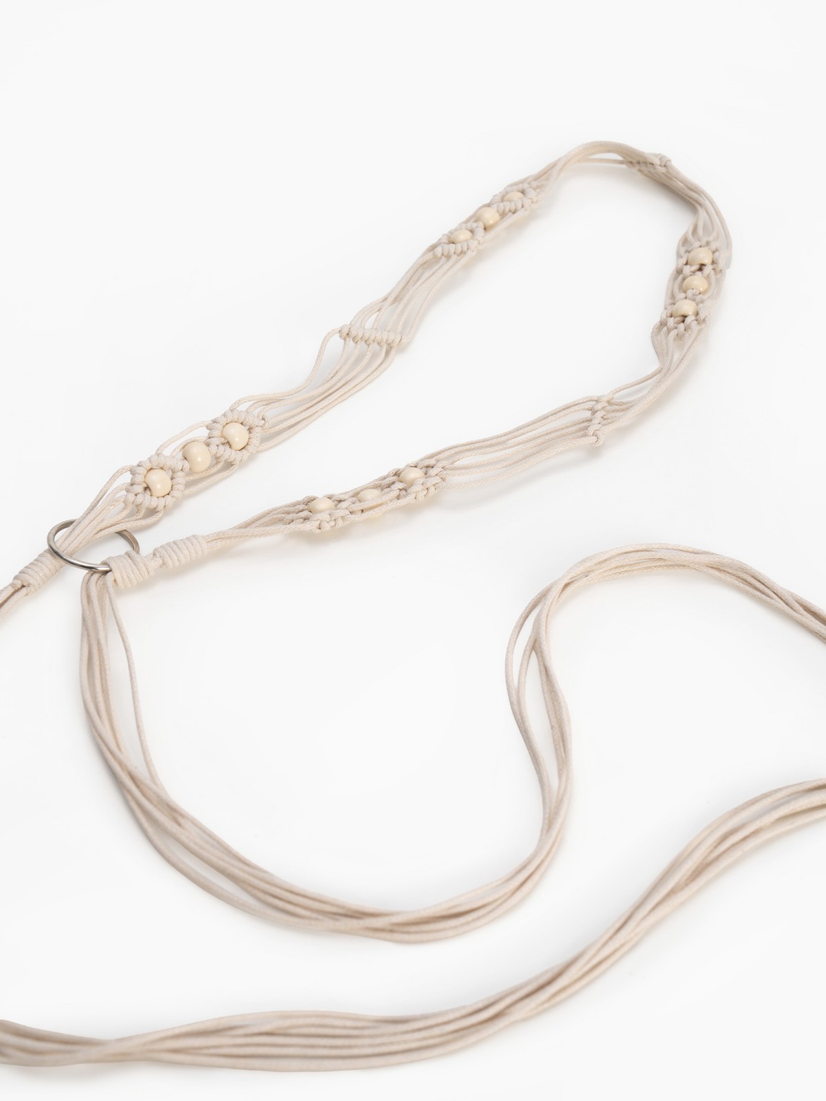 Плетёный ремень из хлопка