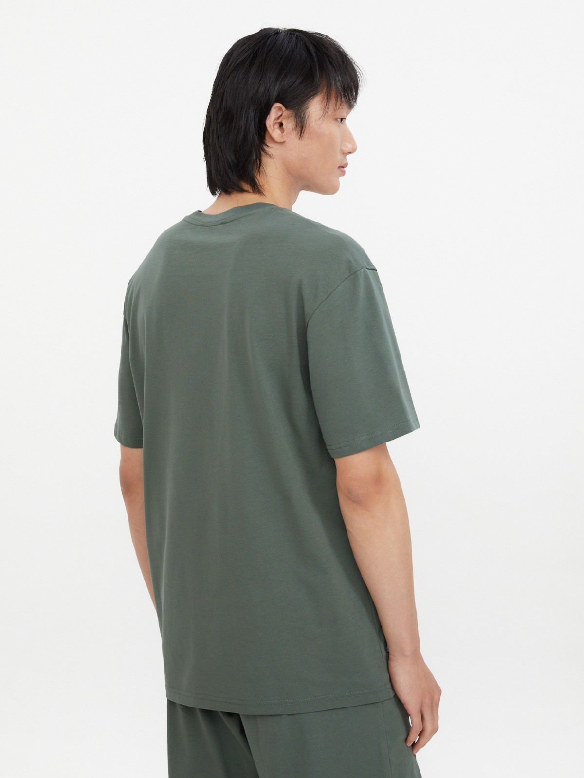 Футболка из хлопка с принтом