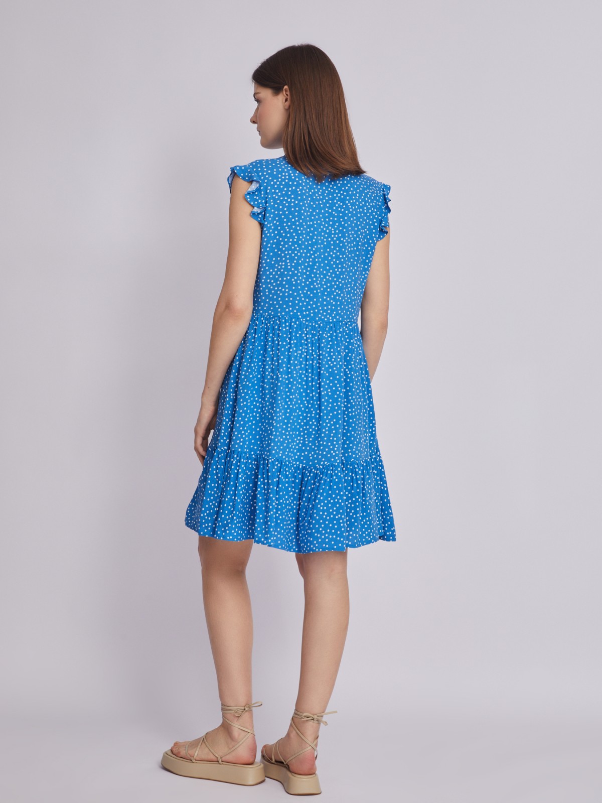 Платье zolla 02324827Y112, цвет голубой, размер XS - фото 6