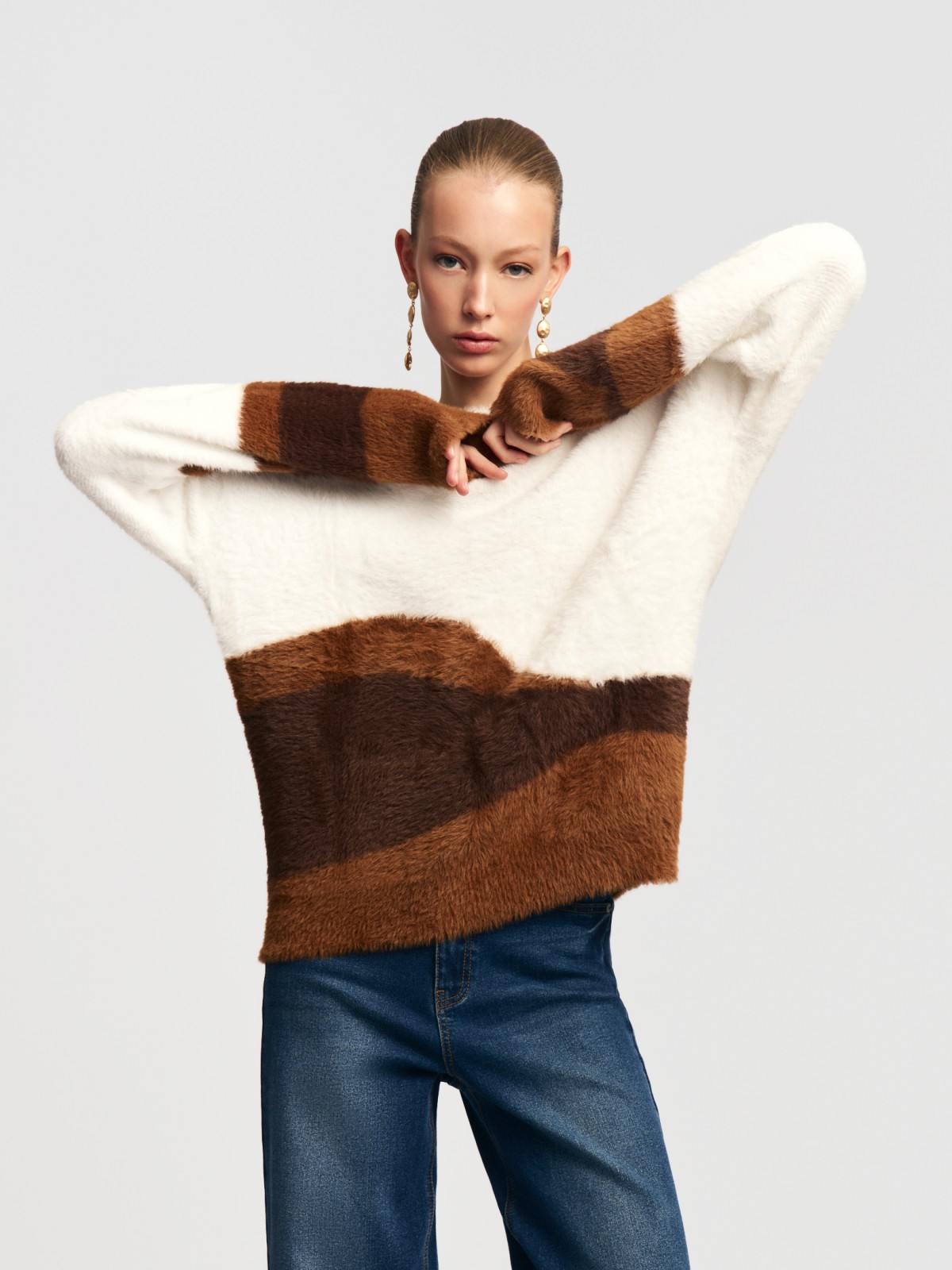 Вязаный джемпер с рисунком