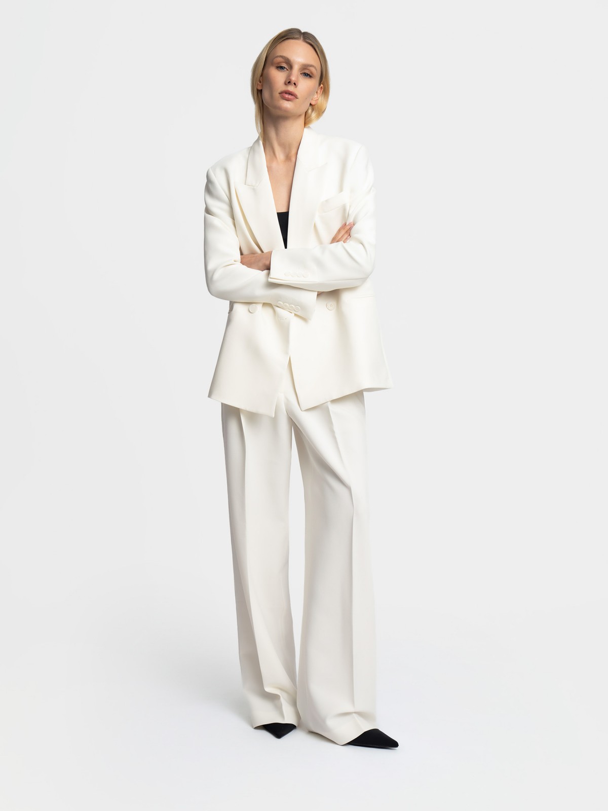 Прямые брюки со стрелками