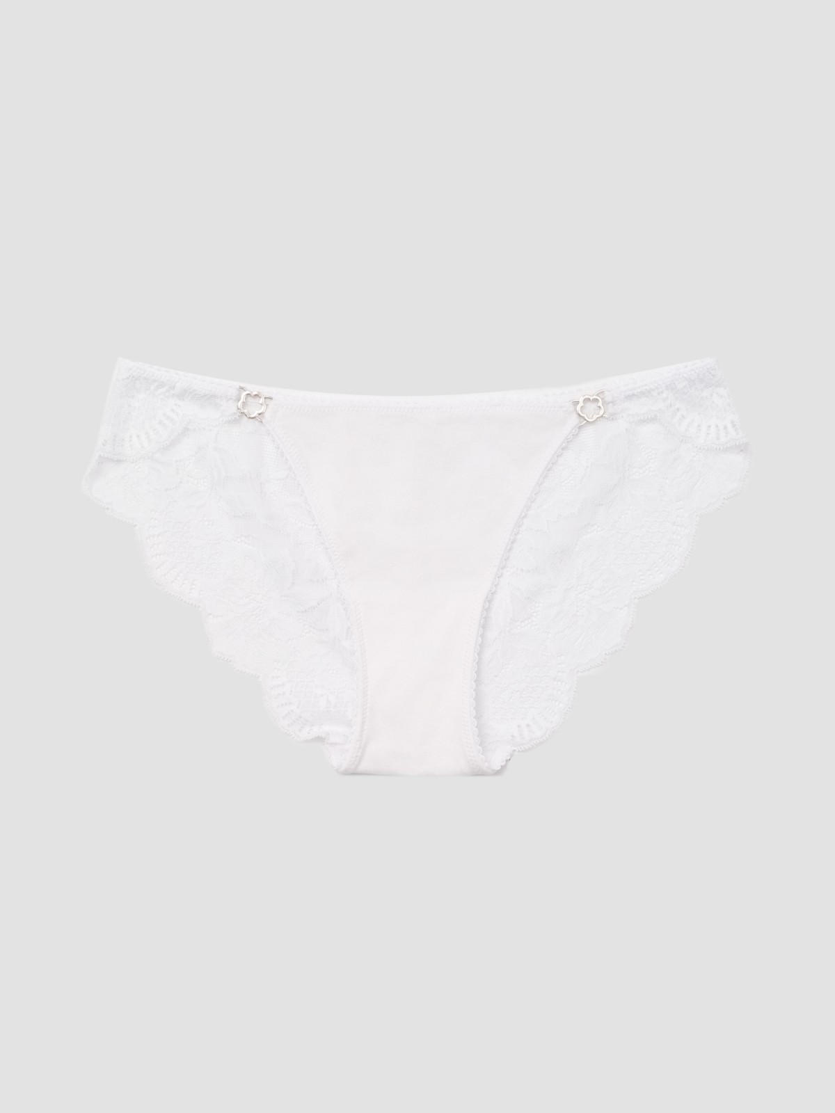 Трусы слипы с кружевом