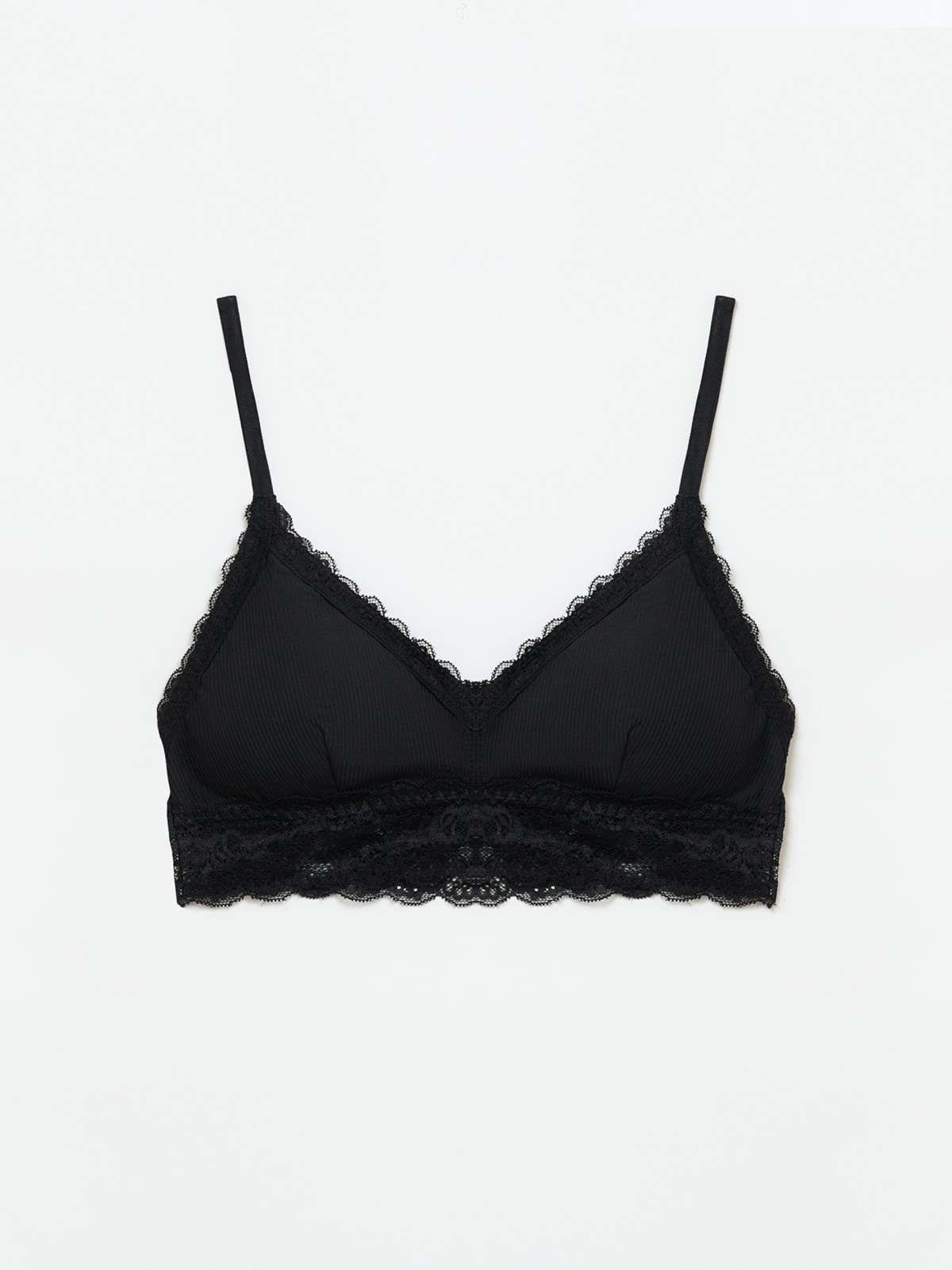 Кружевной бюстгальтер-бралетт без косточек