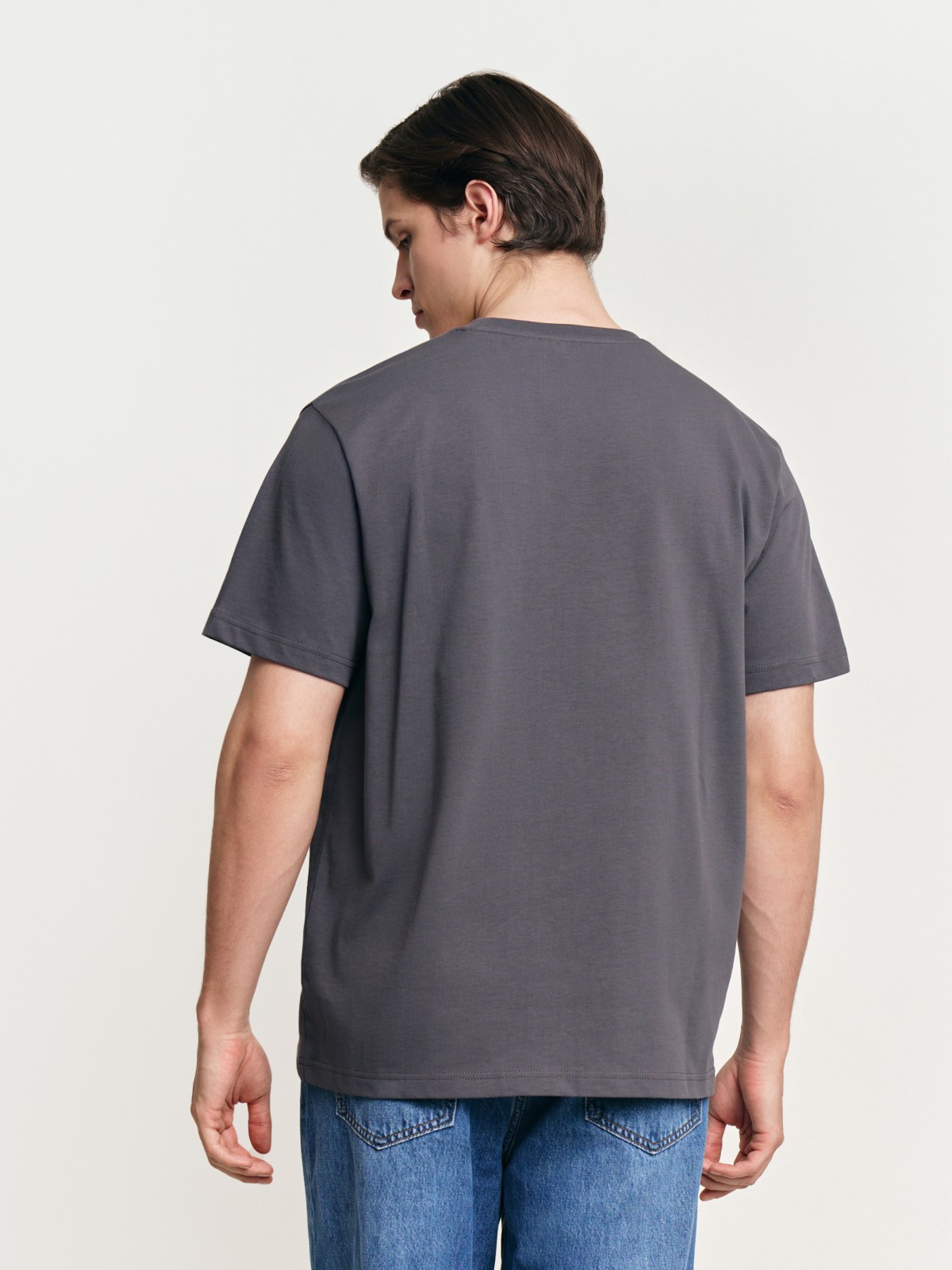 Футболка из хлопка с надписью