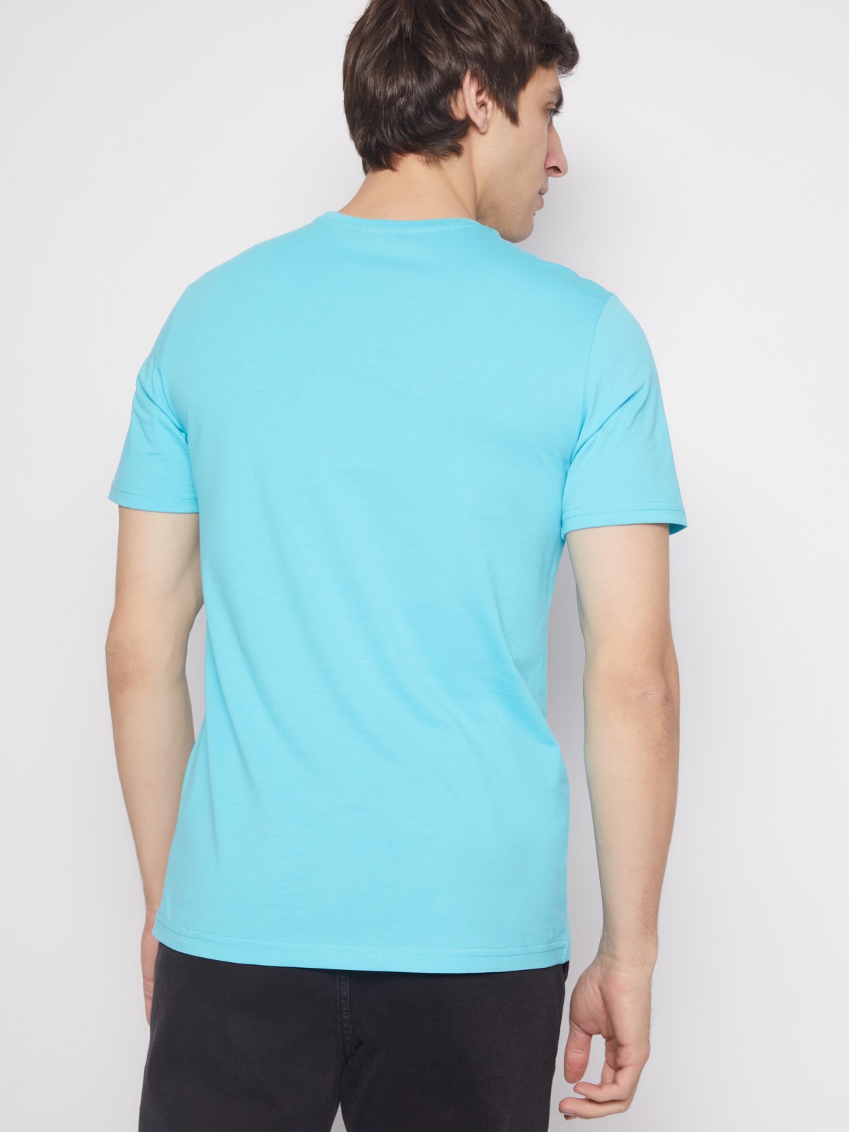 Футболка из хлопка с принтом