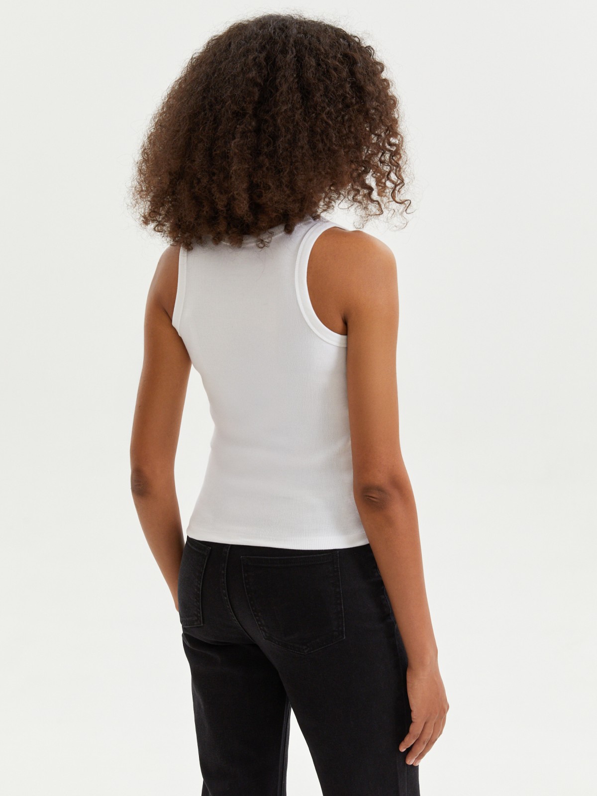 Майка из хлопка без рукавов